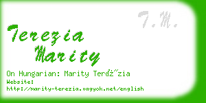 terezia marity business card